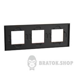Рамка 3-постова Unica Deco Material, теракотовий