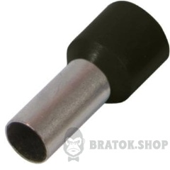 Ізольований наконечник втулковий e.terminal.stand.e1008.black 1,0 кв.мм, чорний, 100шт