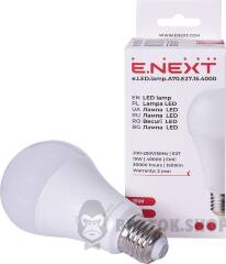 Лампа светодиодная e.LED.lamp.A70.E27.15.4000, 15Вт, 4000К