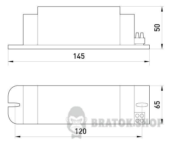 Електромагнітний баласт e.ballast.hps.mhl.150, для натрієвих і металогалогенових ламп 150 Вт l0430003 у Києві