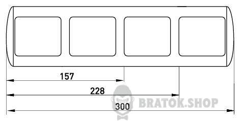 Рамка e.install.stand.frame.4 4-містна ins0050004 у Києві