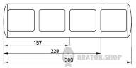 Рамка e.install.stand.frame.4 4-містна ins0050004 у Києві