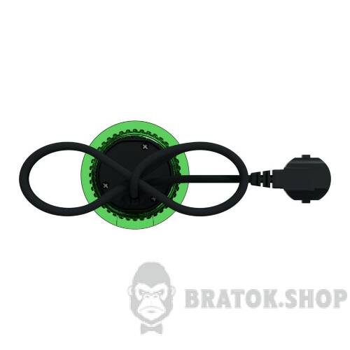 Unica system+, Настільний блок XS з розеткою DE та USB типу A, антрацит INS44005