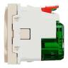 Unica New Силова розетка та USB тип С 10,5 Вт, 2 модулі, бежева NU301744 в Киеве
