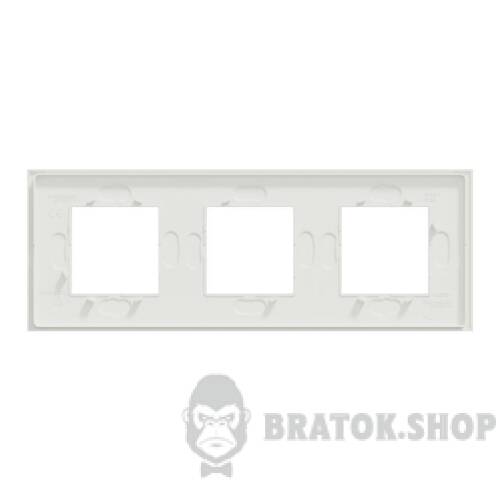 Рамка 3-постова Unica Deco Material, матовий білий NU600679 в Киеве
