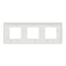 Рамка 3-постова Unica Deco Material, матовий білий NU600679 в Киеве