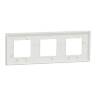 Рамка 3-постова Unica Deco Material, матовий білий NU600679 в Киеве