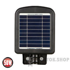 Світильник консольний 50W 6400K із сонячною панеллю Horoz Electric GRAND-50