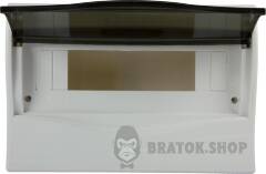 Корпус пластиковий 12-модульний e.plbox.stand.n.12mU, навісний Multusan