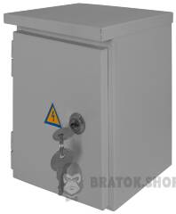 Корпус e.mbox.stand.n.06.z металлический, под 6мод., герметичный IP54, навесной, с замком
