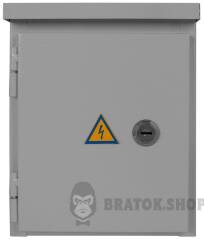 Корпус e.mbox.stand.n.06.z металлический, под 6мод., герметичный IP54, навесной, с замком