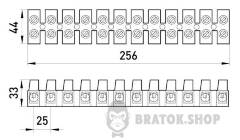 Клемна колодка ділима, 12груп e.tc.stand.12.40, 100 А