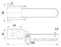 Анкерный изолированный зажим eiclamp.si.2.16.35, с проволочной скобой p025101 в Киеве