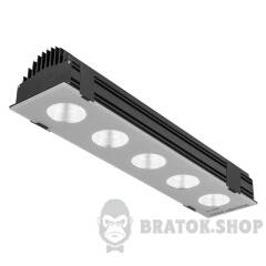 Світильник світлодіодний Flash New LED 5x128 W 4000K 70 ° 15000lm Black