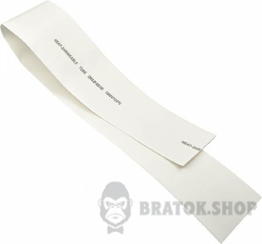 Термоусадочная трубка ⌀ 60,0/30,0 белая АСКО-УКРЕМ A0150040240