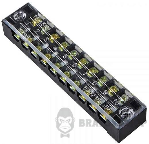 Клемна колодка прохідна 15A/10 АСКО-Укрем TB1510 A0130050005