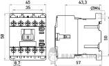 Контактор e.industrial.ukc.12M.220.NO, 12А, 220В, no, малогабаритний i.0090018 у Києві