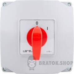 Пакетный переключатель LK40/1.216-ОВ/45 в корпусе, 1p, 0-1, 40А, IP44