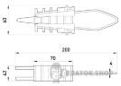 Анкерный изолированный зажим eiclamp.pro.la.1.s4, с жесткой скобой p025004 в Киеве