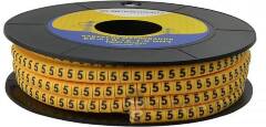 Маркування EC-0 0,75-1,5 кв.мм2 "5"