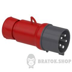 Кабельна вилка PratiKa, пряма, 32 A, 3P + N + E, 380-415 В AC, IP44