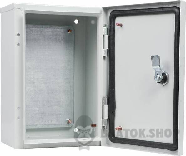 Щит монтажный металевий 30x20x15 ЩМП IP54 УСКО-Укрем UBox A0260020013 зовнішній