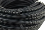 Труба гофрированная ∅ 32 мм с протяжкой ПП черная АСКО-Укрем Standard ТГ0000008