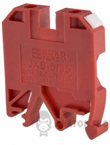 Клеммник винтовой 41A АСКО-Укрем 6/35 красный A0130010035 в Сумах
