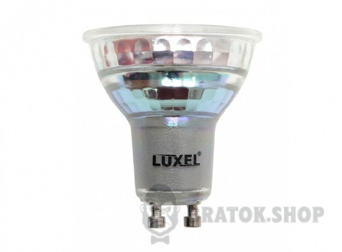 Лампа светодиодная LED GU10 MR16 8W 4000K Luxel 016-N