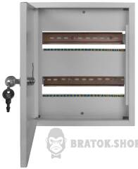 Корпус e.mbox.stand.n.24.z металлический, под 24мод., герметичный IP54, навесной, с замком