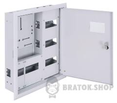 Корпус обліку металевий e.mbox.pro.w.f3.27 IP31 вбудований під 3ф лічильник, 27 модулів