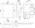 Корпус учета металлический e.mbox.pro.w.f3.27 IP31 встроенный под 3ф счетчик, 27 модулей  p0100227 в Киеве