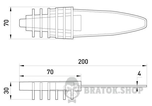 Анкерный изолированный зажим eiclamp.pro.la.1.s2, с жесткой скобой p025003 в Киеве